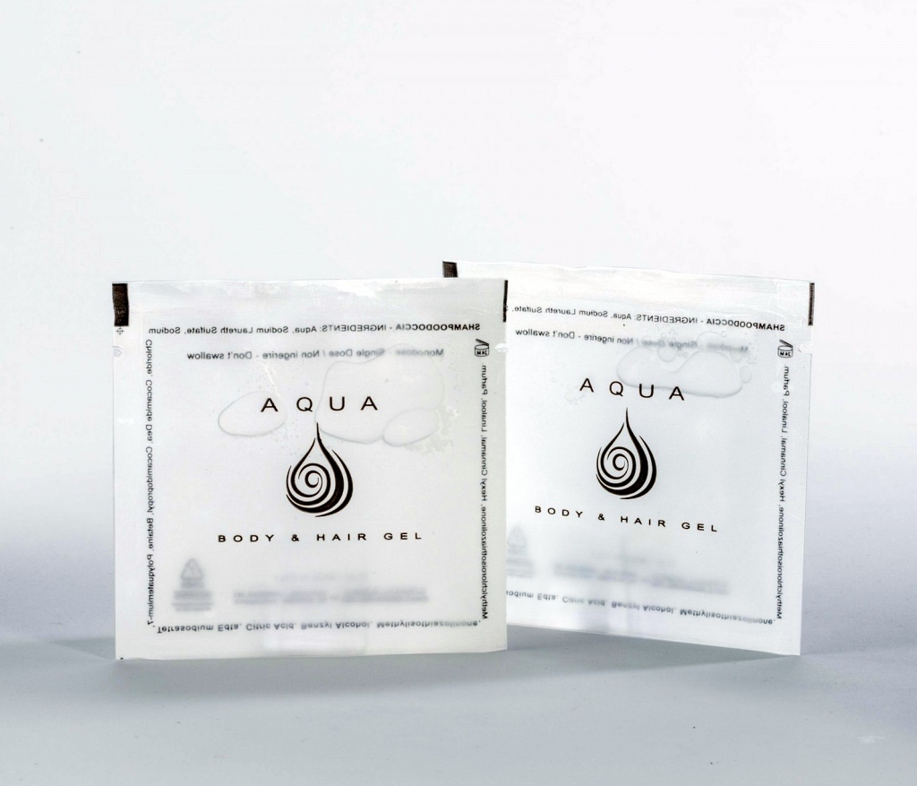 KIT HOTEL LINEA AQUA SHAMPOODOCCIA ML10x500pz 