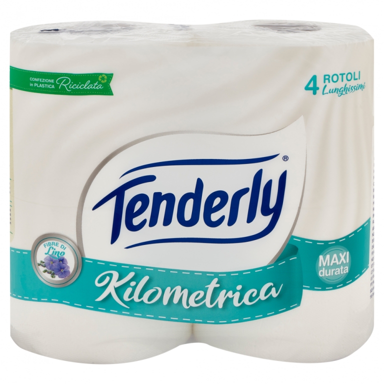 CARTA IGIENICA TENDERLY KILOMETRICAx4