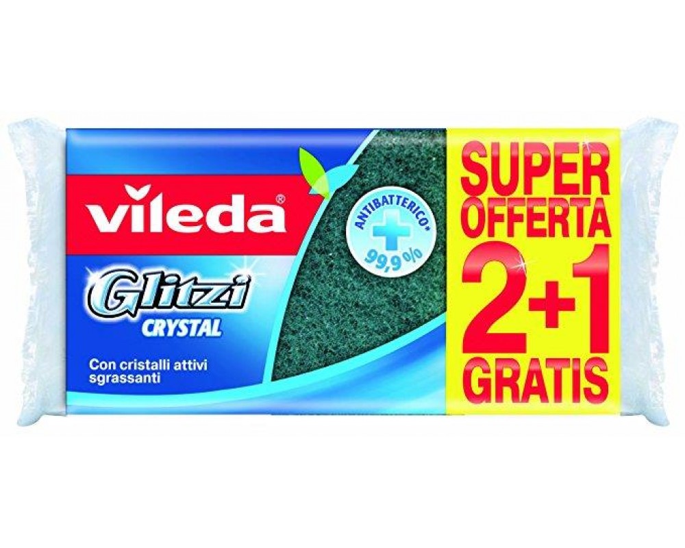 VILEDA SPUGNA GLITZI CRYST 2+1