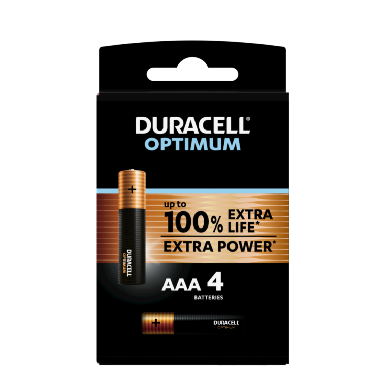 PILA DURACELL OPTIMUM AAA 4pc 
