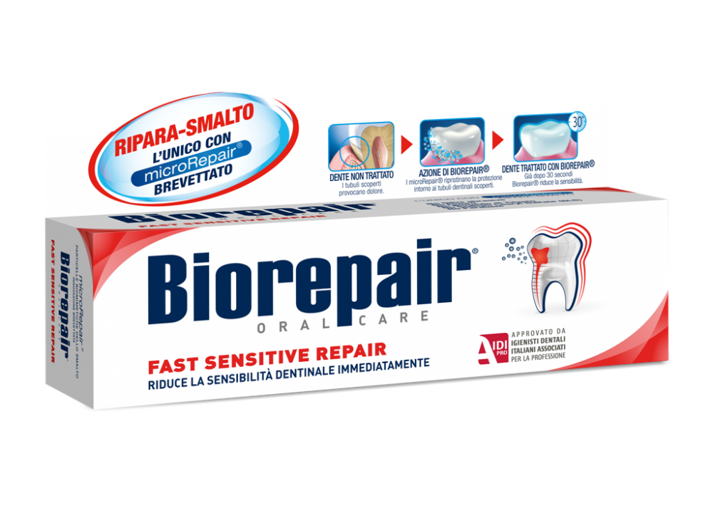 toothpaste biorepair sensitive ml.60