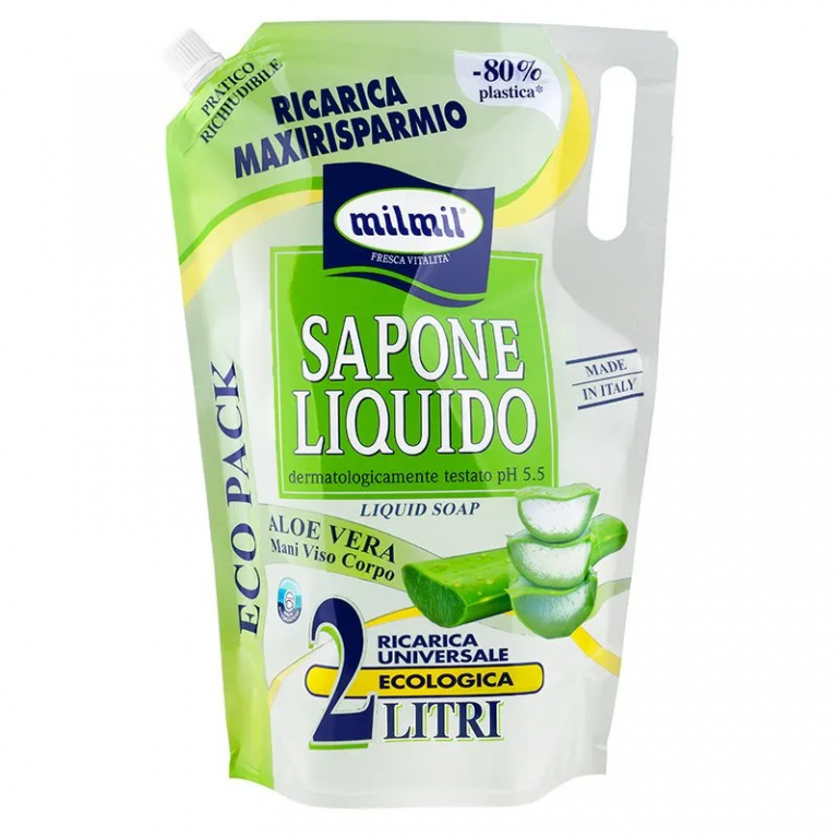 SAPONE LIQ.MIL MIL POUCH ALOE L.2