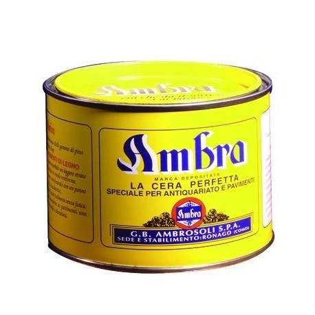 CERA AMBRA SOLIDA GIALLA G.500